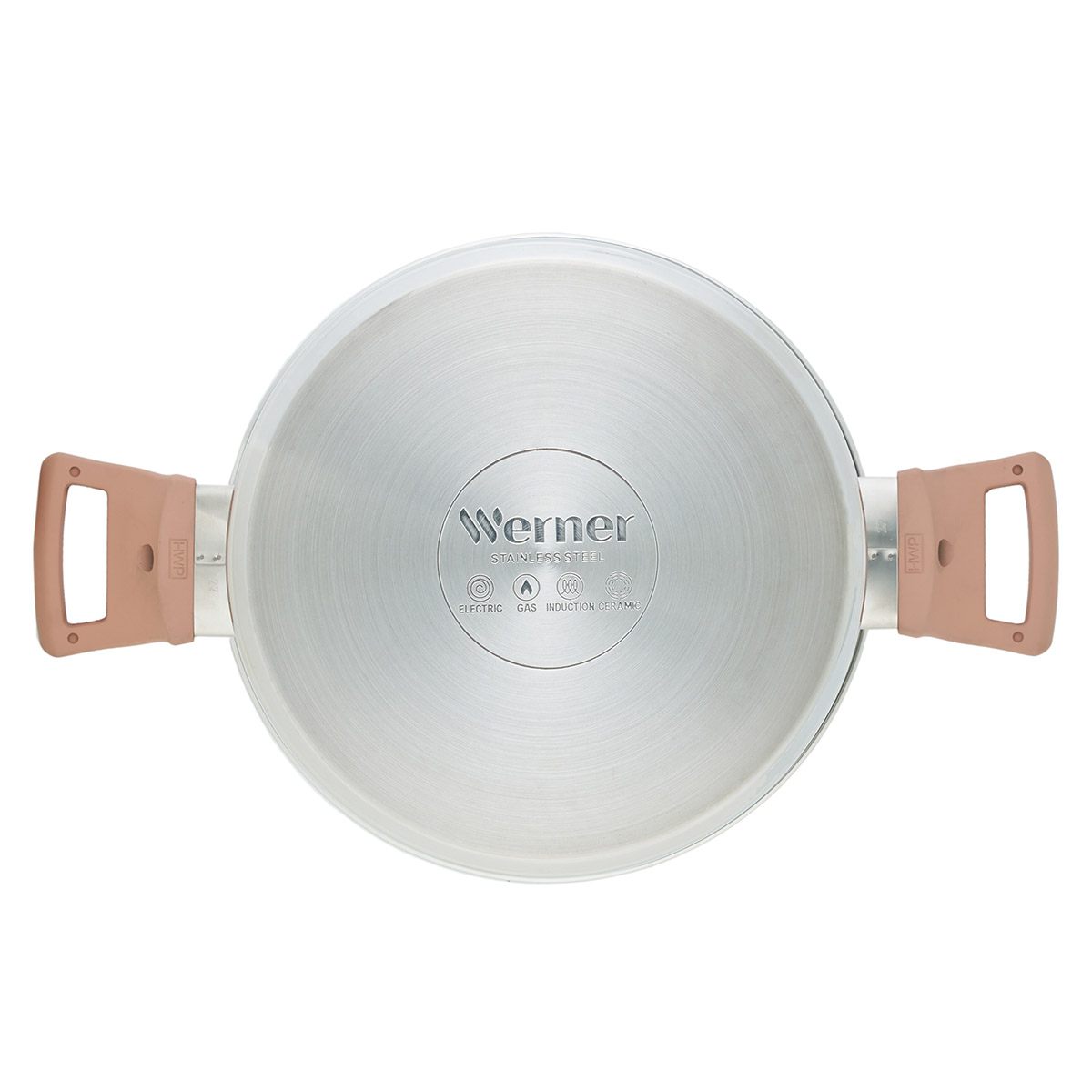 Кастрюля из нержавеющей стали Werner Eletto 51872 4,5 л/22 см фото