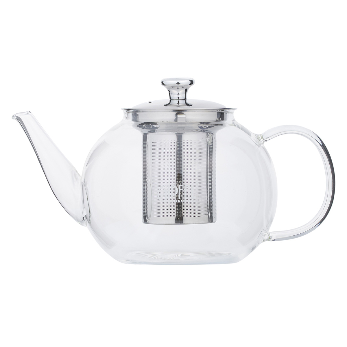 картинка 7087 GIPFEL Чайник заварочный 1000мл Материал: боросиликатное стекло. Ситечко и крышка нержавеющая сталь. от магазина Gipfel
