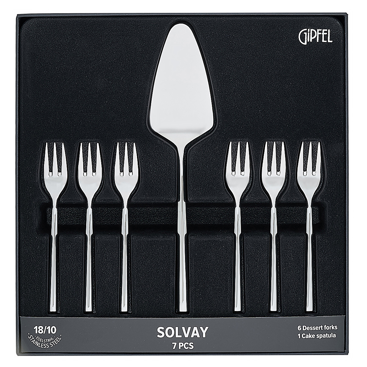 Набор столовых приборов для десерта Gipfel Solvay 52496 7 предметов
