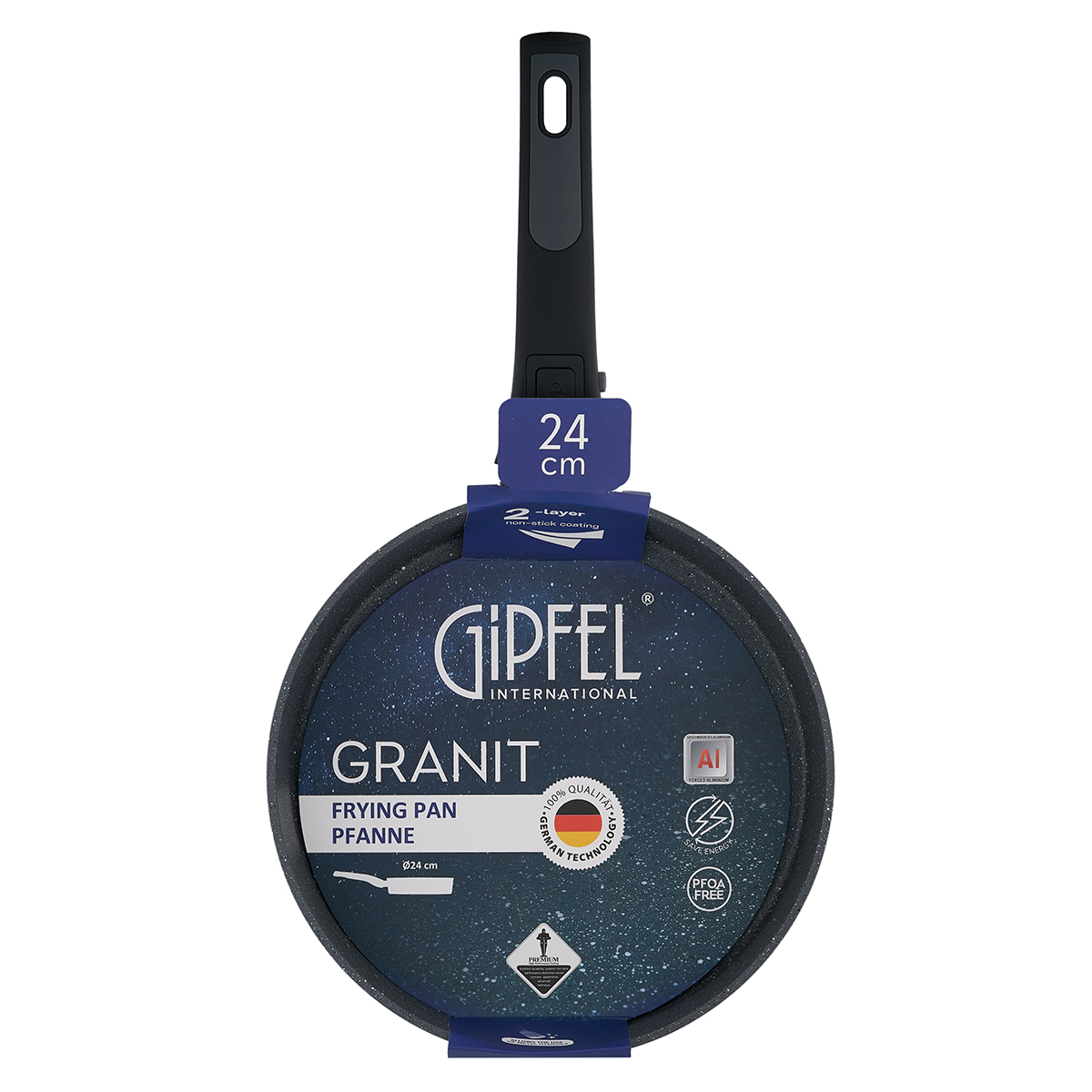 Алюминиевая сковорода Gipfel Granit 52703 24 см фото