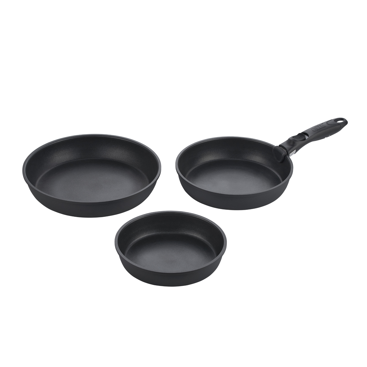 Набор из 3 алюминиевых сковород Gipfel Senator 0148 20 см 24 см 28 см фото