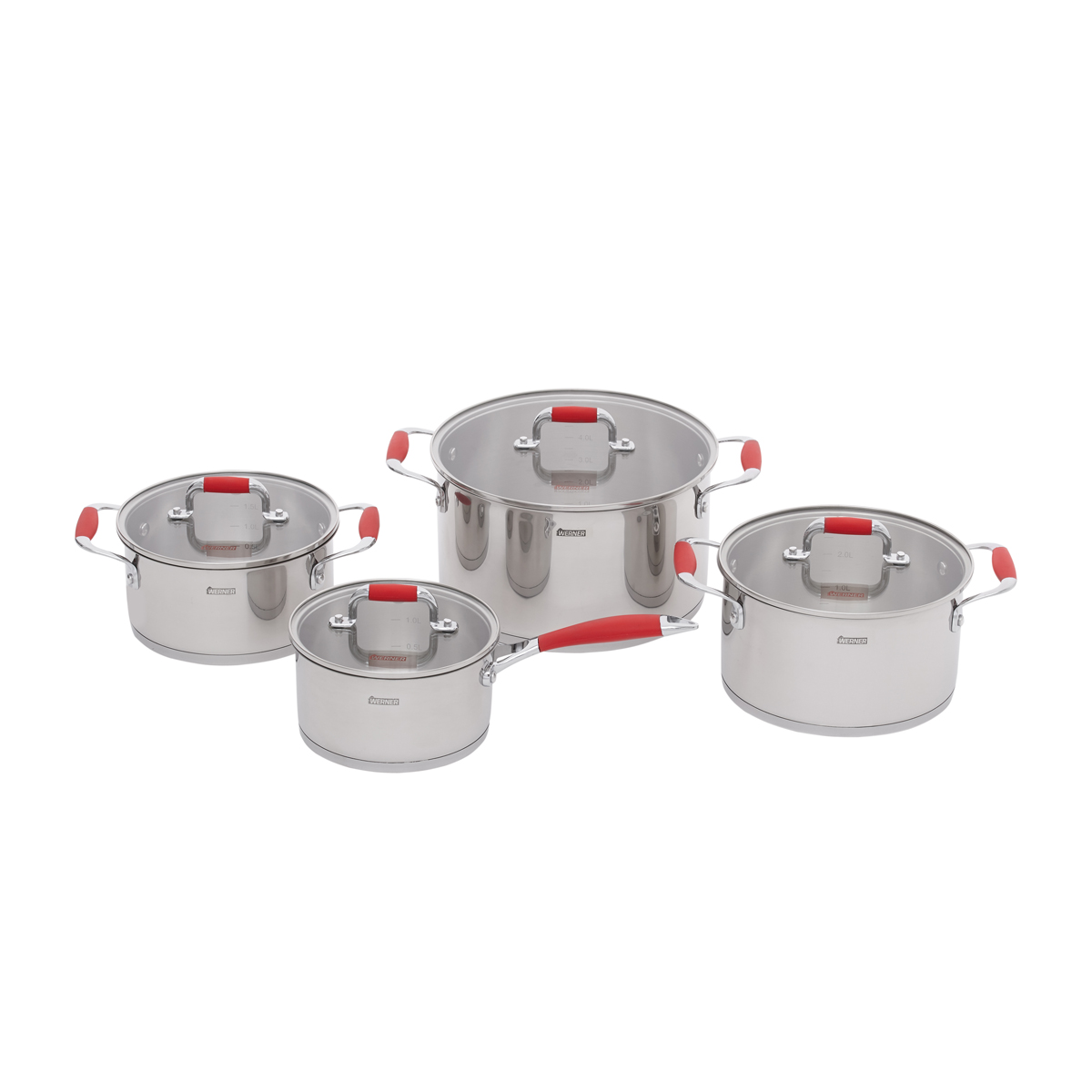 картинка Набор посуды Werner Rocco Red 50260 от магазина Gipfel
