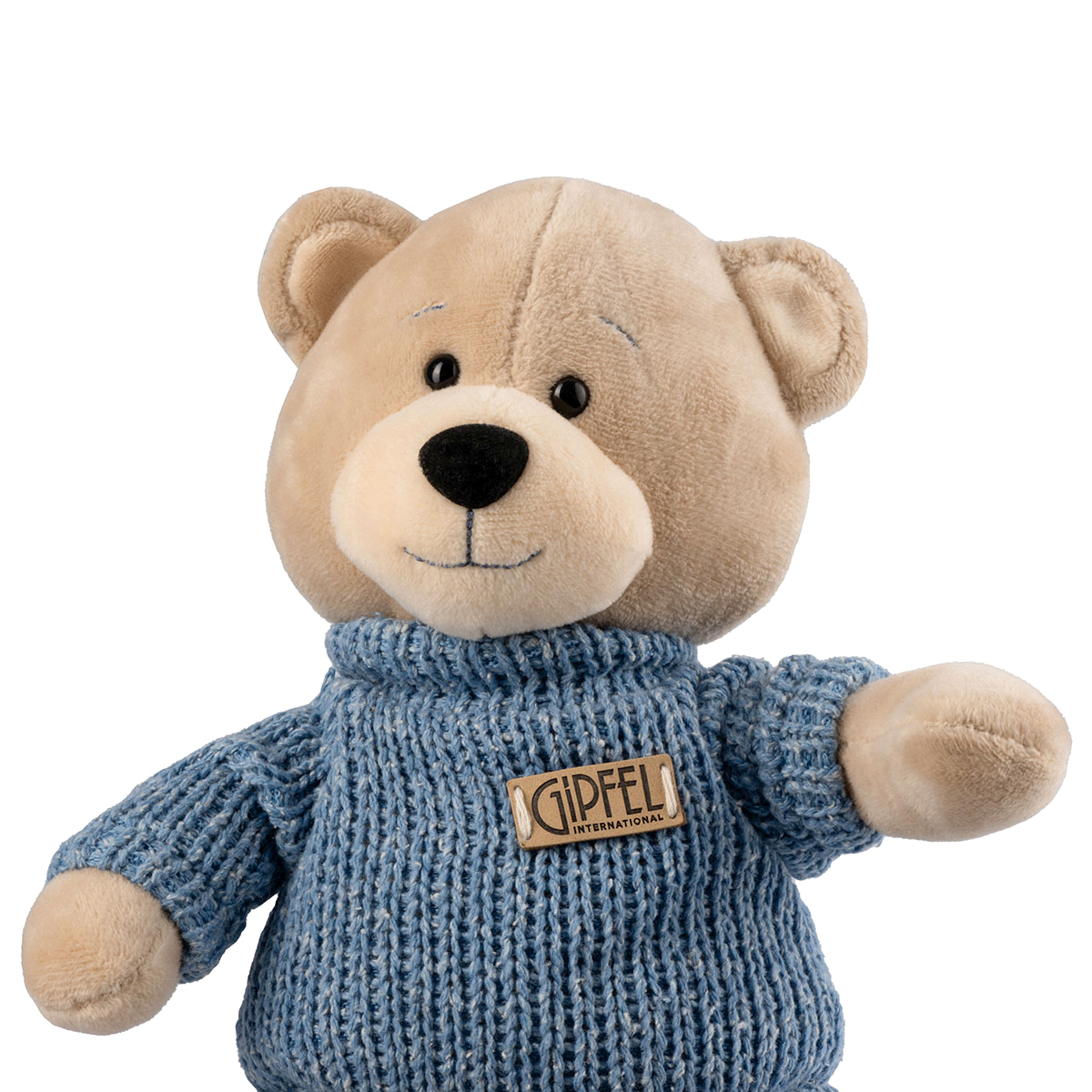 Мягкая игрушка Gipfel Мишка в синем свитере 52120 21 см фото