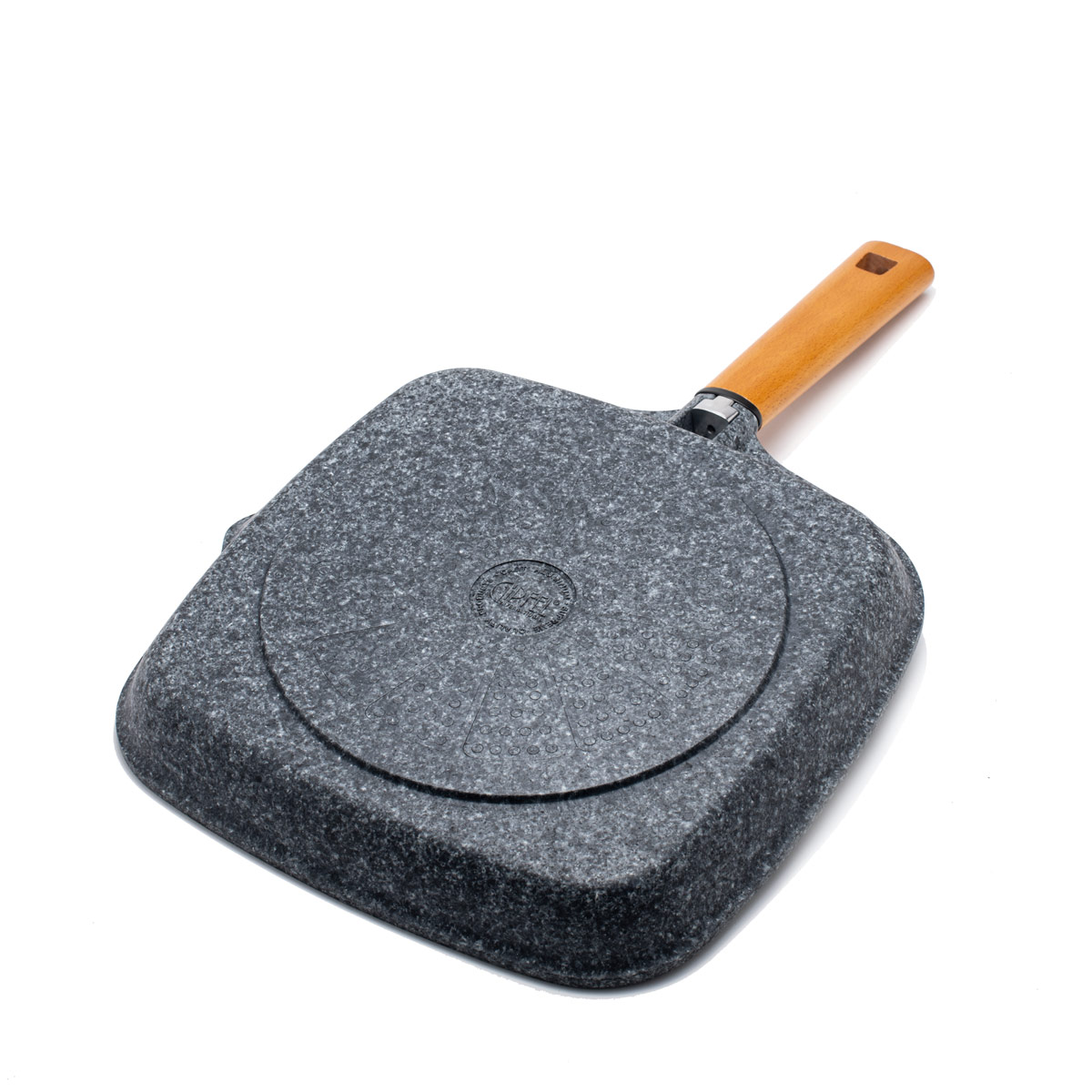 Сковорода-гриль алюминиевая Gipfel Naturel 0783 28 см фото