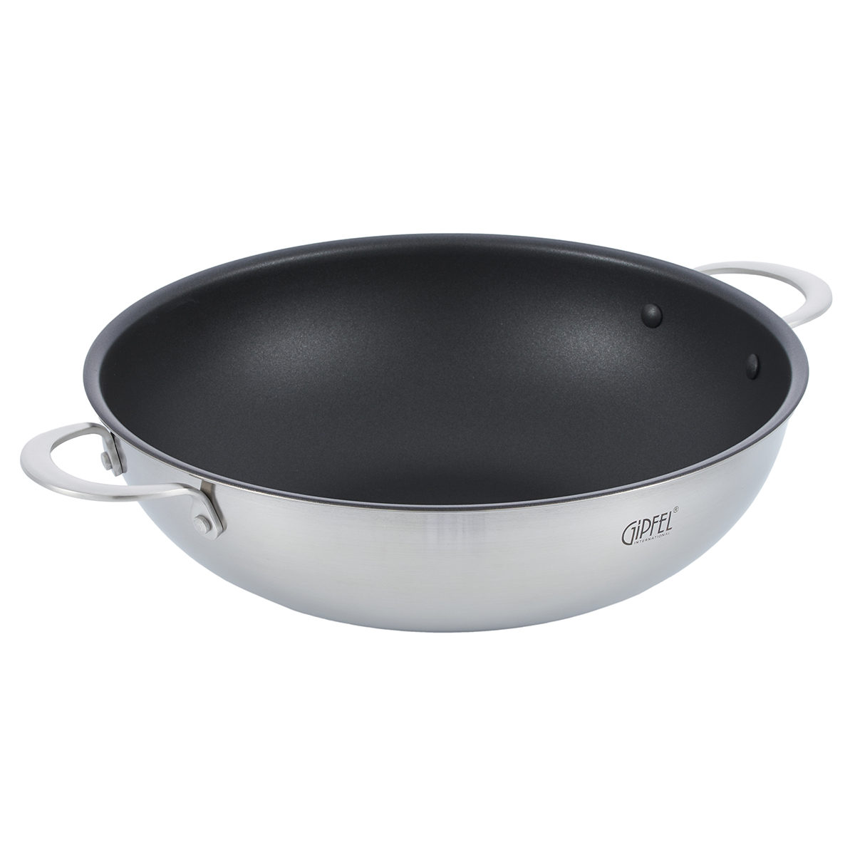 Вок из нержавеющей стали Gipfel Fusion 52190 32 см/6 л фото