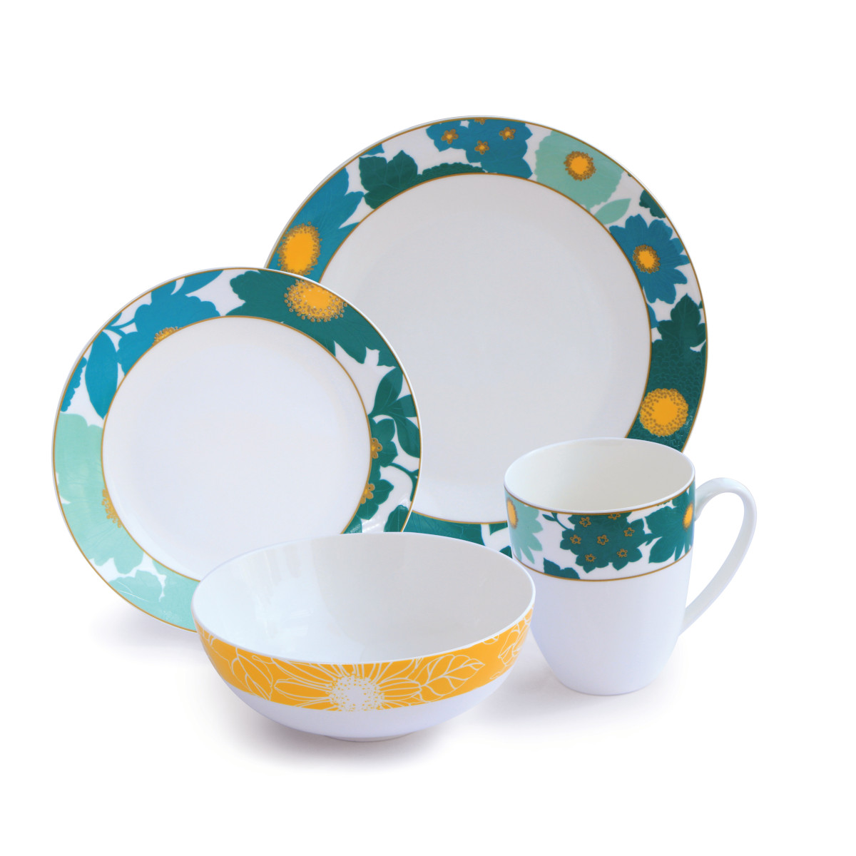 Набор чайно-столовый Gipfel Estate 3974 16 предметов фото