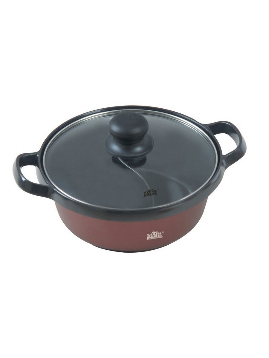 картинка 2348-S STAHLBERG Кастрюля с перегородкой для фондю от магазина Gipfel