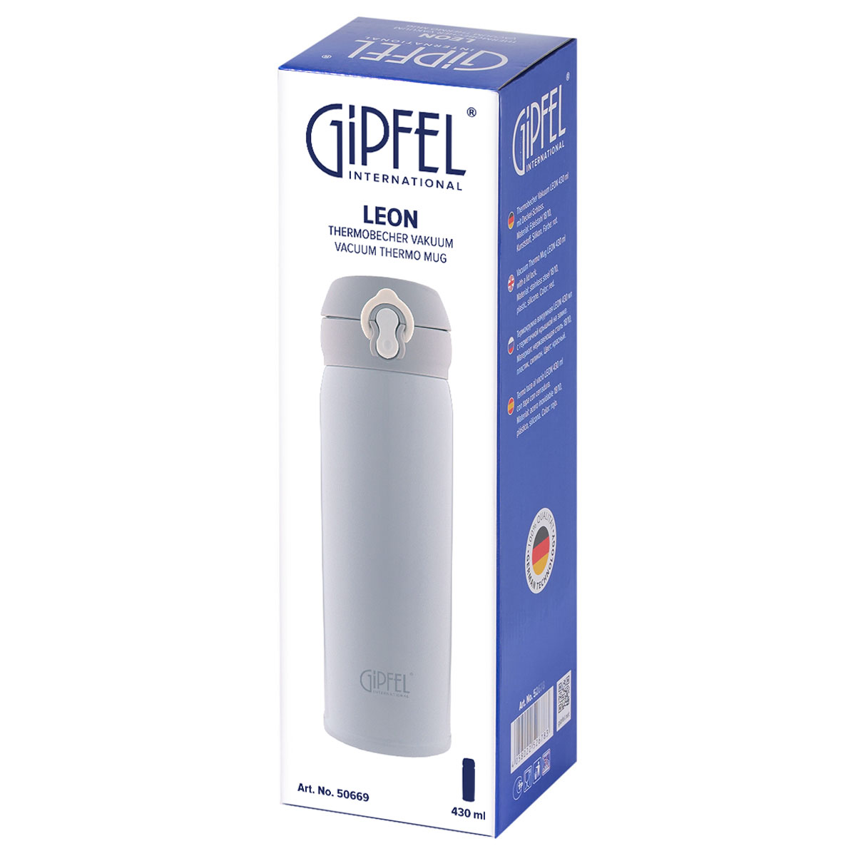 Термокружка вакуумная Gipfel Leon 50669 430 мл фото