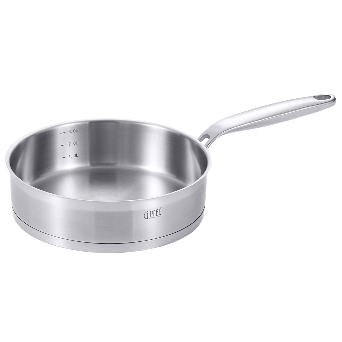 Сковорода-сотейник из нержавеющей стали Gipfel Prestige 1221 26 см/3,7 л фото