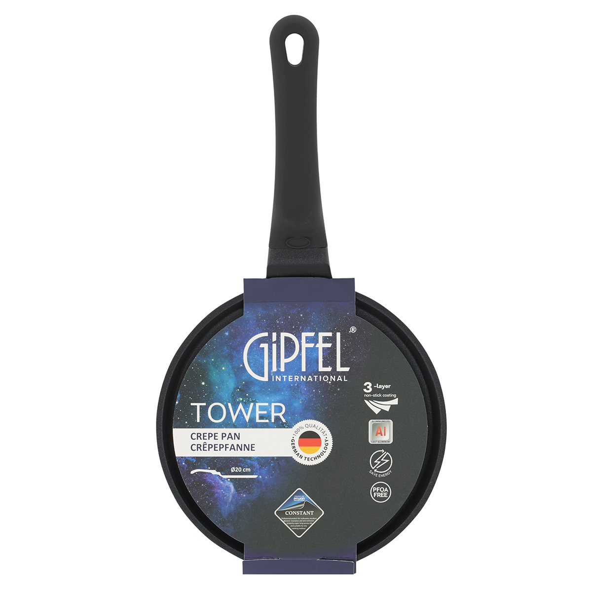 картинка 1596 GIPFEL Сковорода для блинов TOWER 20 от магазина Gipfel