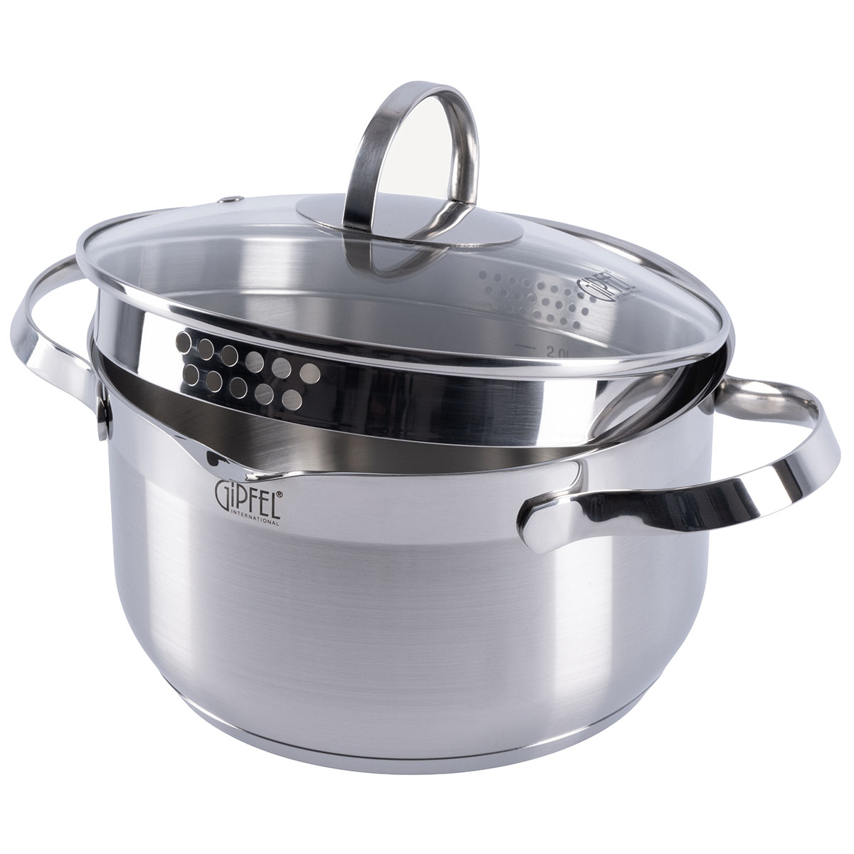 Кастрюля из нержавеющей стали Gipfel Benita 2270 18 см/1,9 л фото