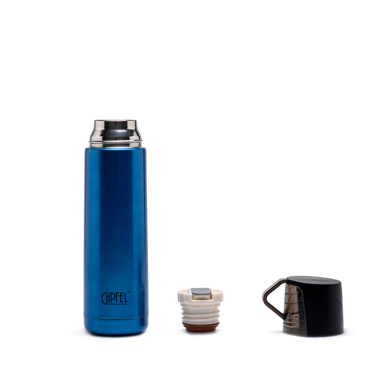 картинка 8193 GIPFEL Термос вакуумный PLAZMA 500мл. Материал: нержавеющая сталь 18/8. Цвет: синий от магазина Gipfel