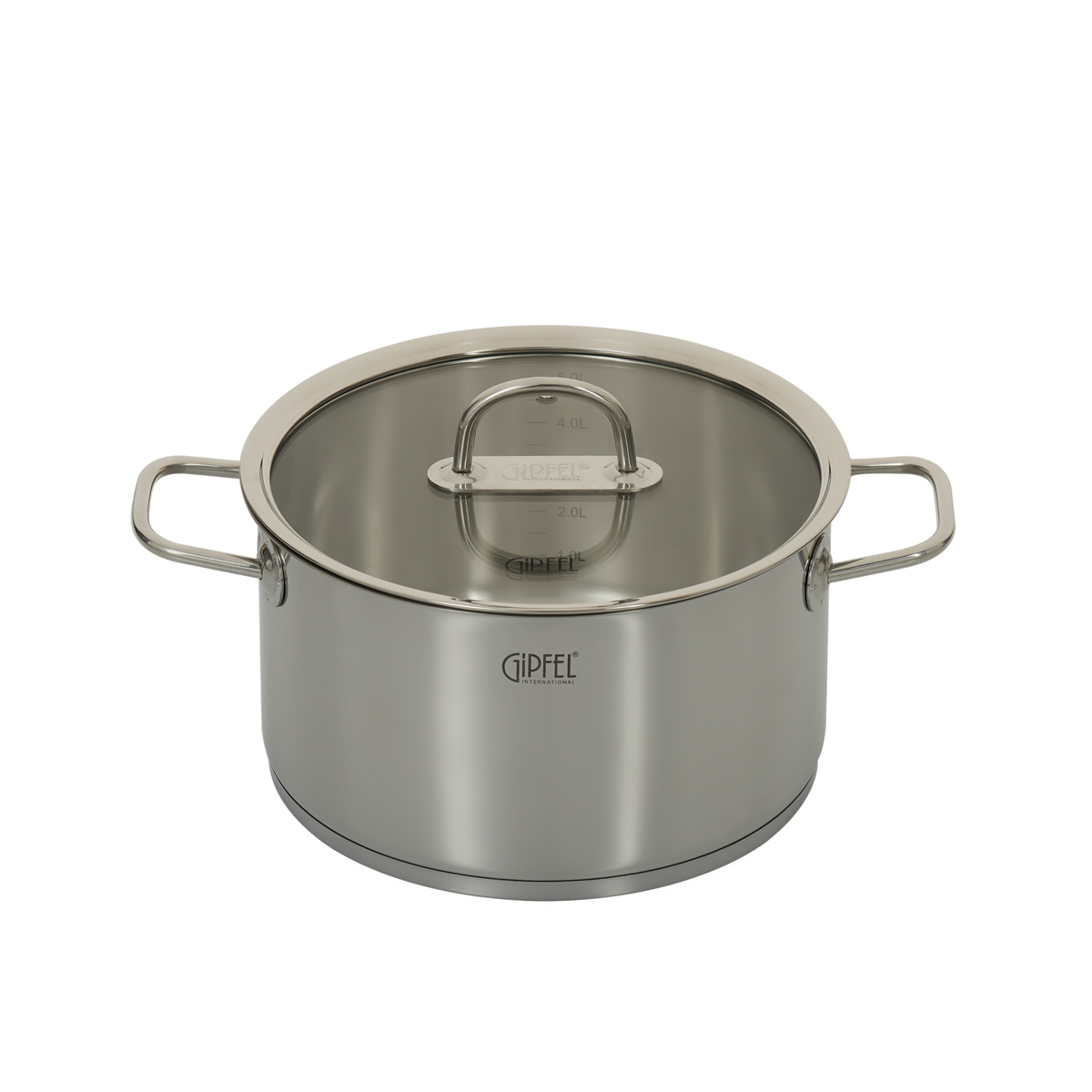 Кастрюля из нержавеющей стали Gipfel Capella 2699 24 см/5,6 л фото