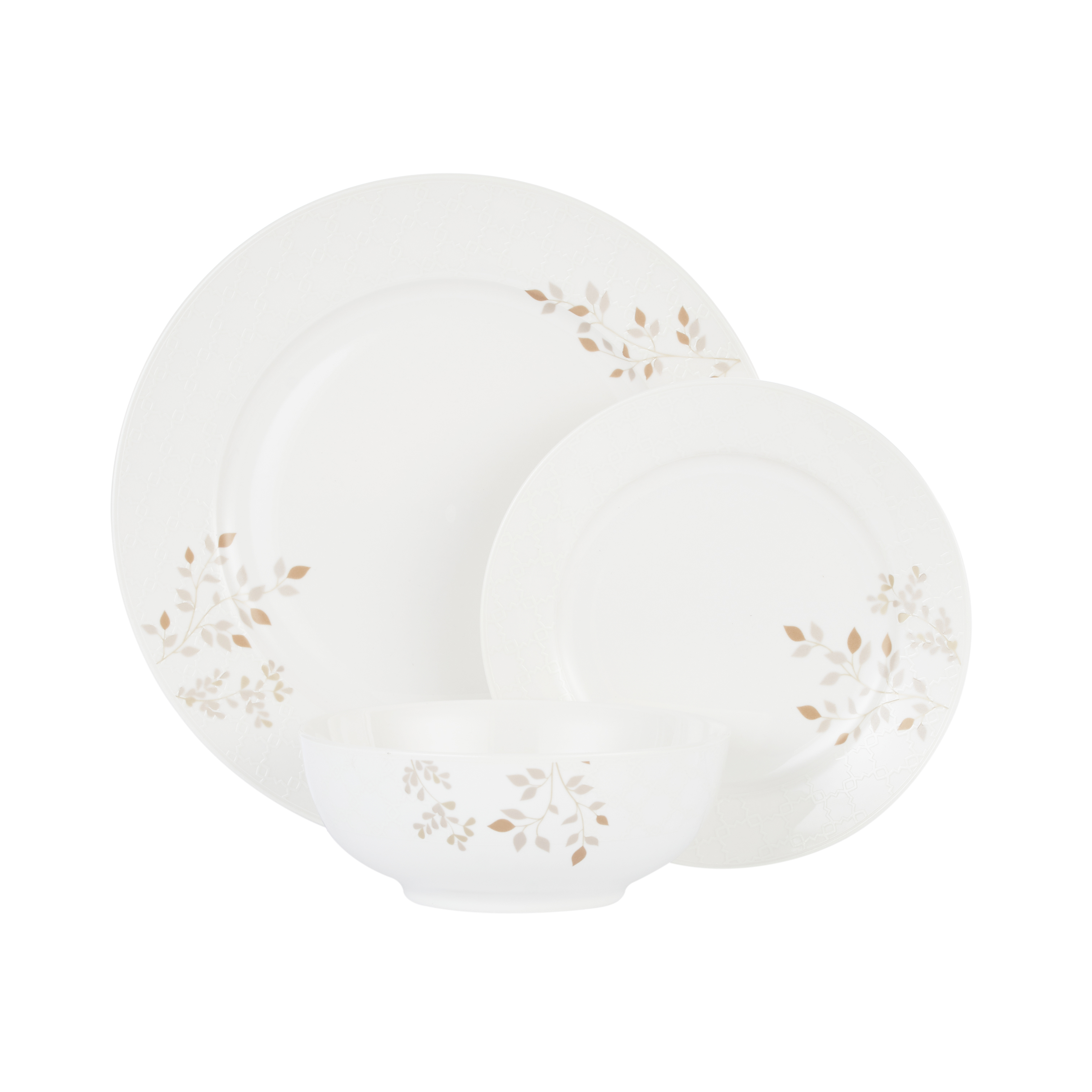 Столовый сервиз Gipfel Golden Leaf 42237 18 предметов фото