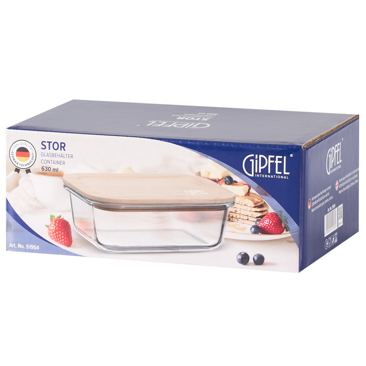 Контейнер стеклянный Gipfel Stor 51954 630 мл фото