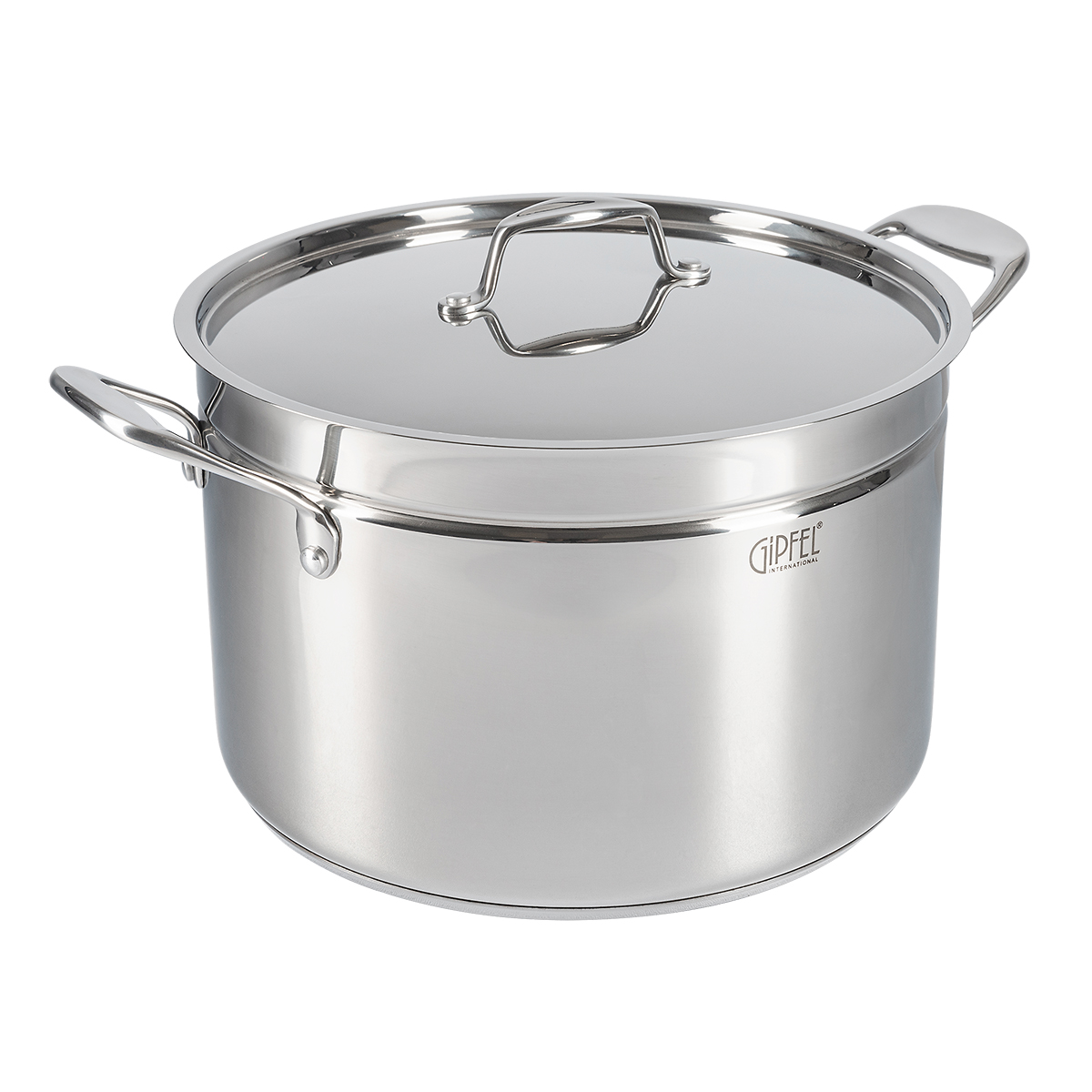 Кастрюля из нержавеющей стали Gipfel Grande 51702 28 см/11 л фото