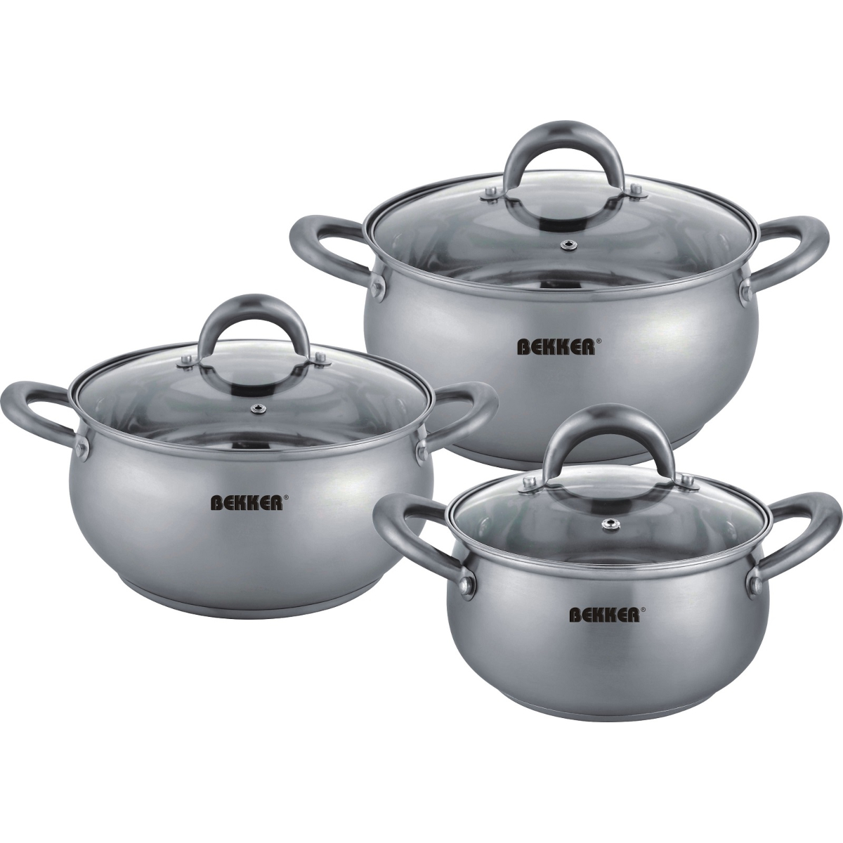Набор посуды из нержавеющей стали Bekker Premium Comfort BK-1633 фото