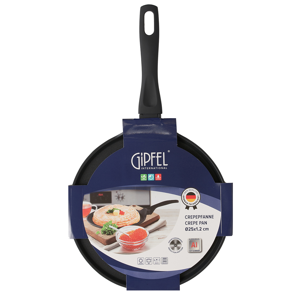 картинка 1333 GIPFEL Сковорода блинная 25 см от магазина Gipfel