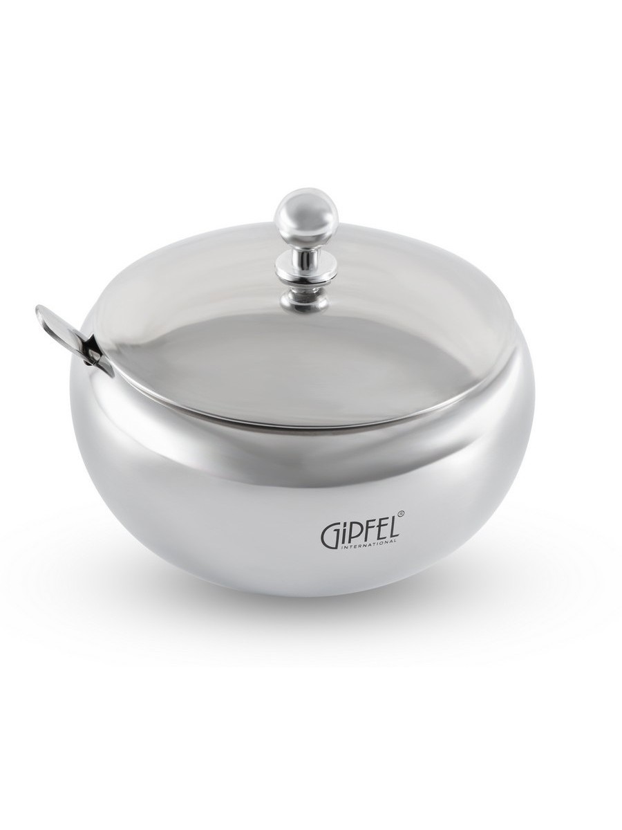 Сахарница из нержавеющей стали Gipfel Familia 7122 0,42 л фото