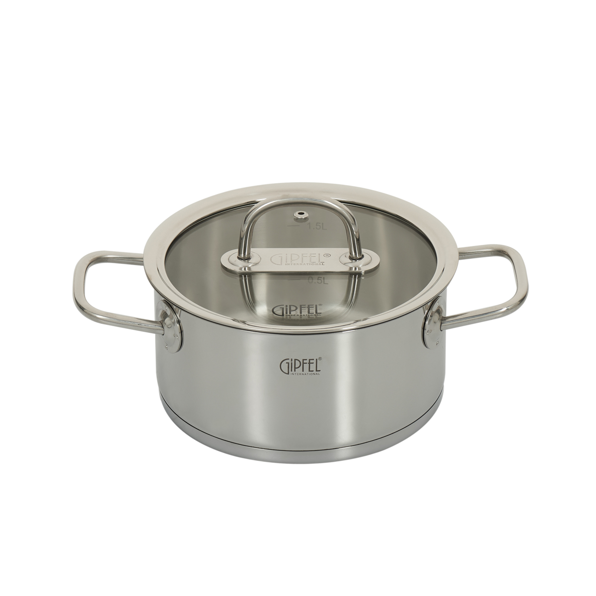 Кастрюля из нержавеющей стали Gipfel Capella 2697 18 см/2 л фото