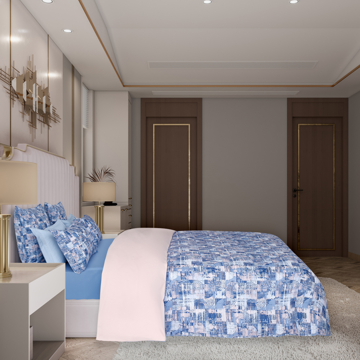 Комплект постельного белья двуспальный евро Gipfel Atlantica 42721 фото