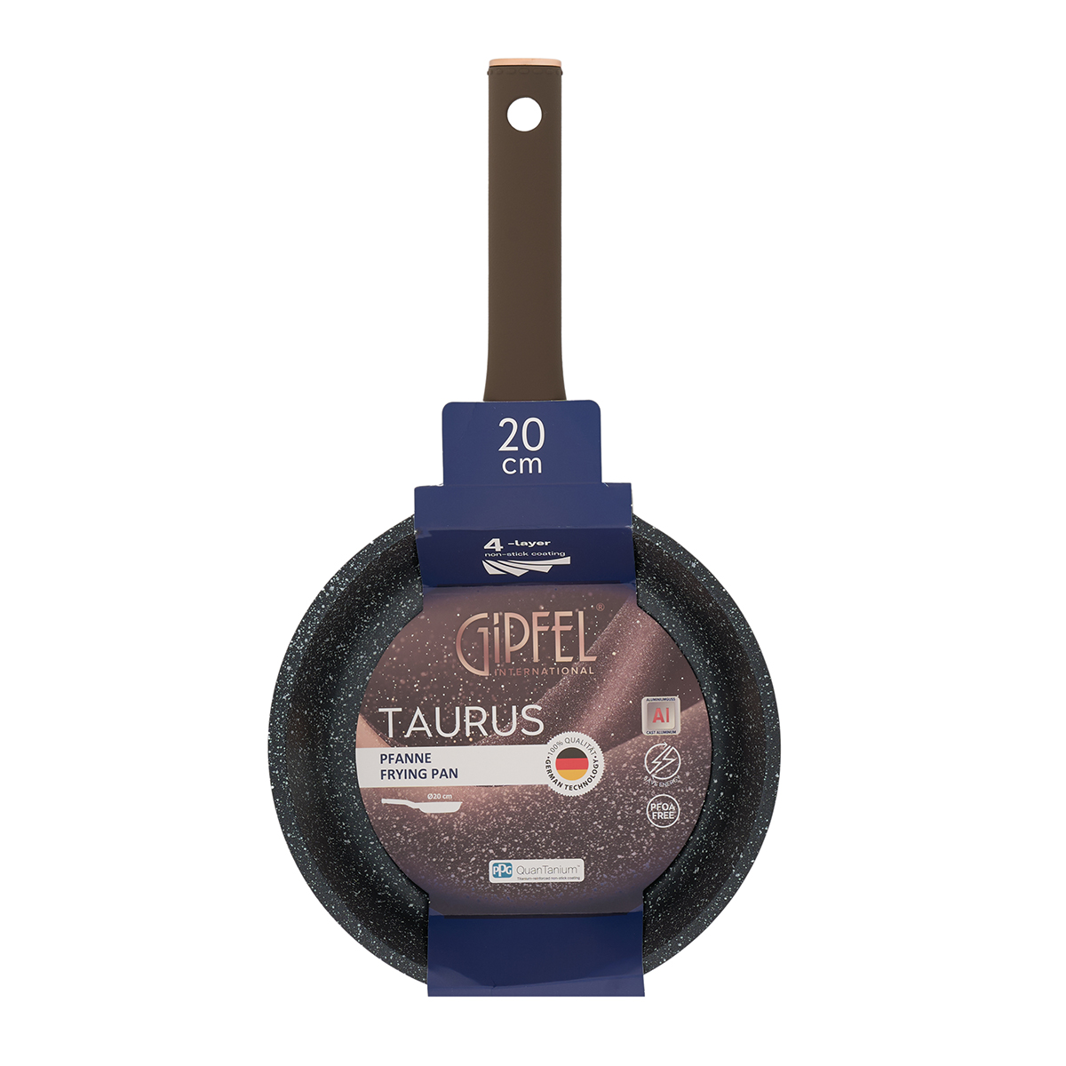 Алюминиевая сковорода Gipfel Taurus 52663 20 см фото