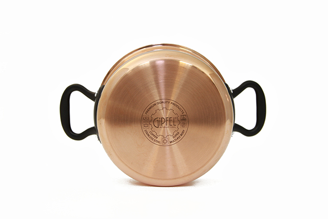 Кастрюля из нержавеющей стали Gipfel Fantasy 1740 24 см/5,5 л фото