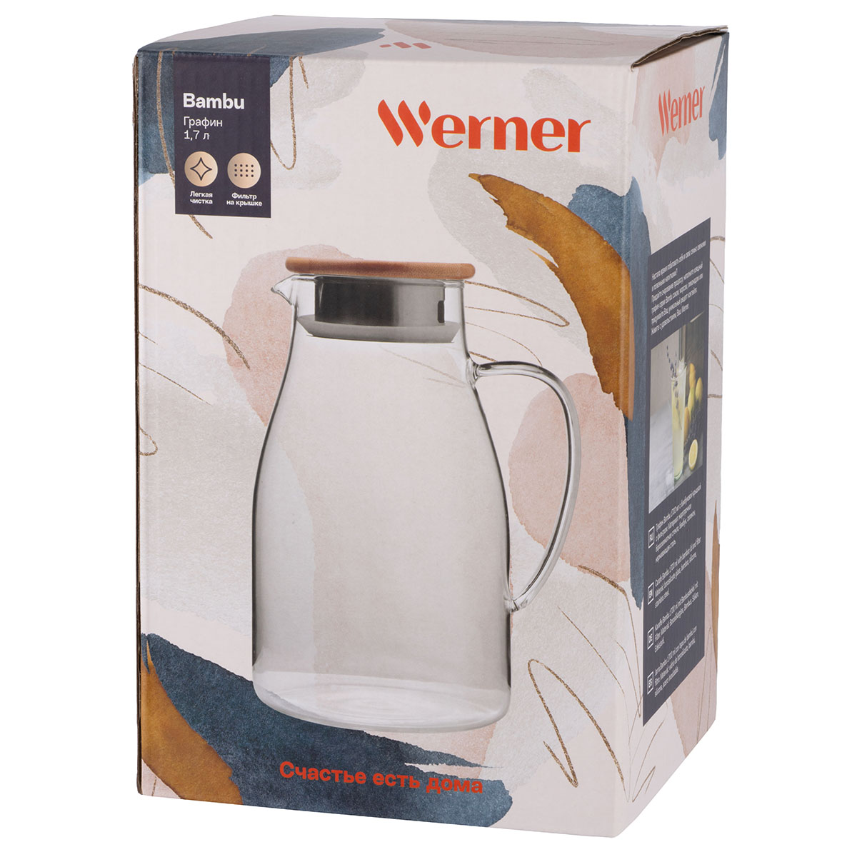 Графин Werner Bambu 51464 1,7 л фото