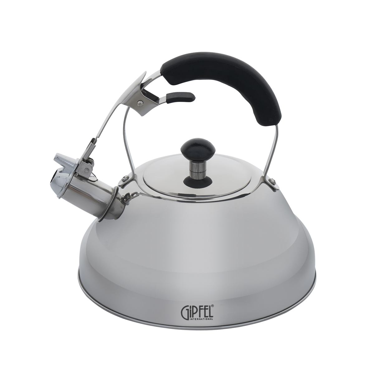 картинка 8600 GIPFEL Чайник со свистком COSMO 2,5л. Материал: нерж сталь. Цвет: металл. от магазина Gipfel