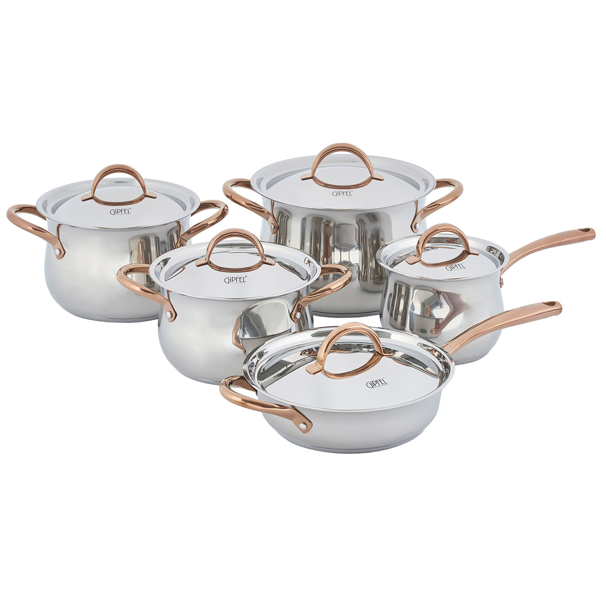 Набор посуды из нержавеющей стали Gipfel Absolute 51907 фото