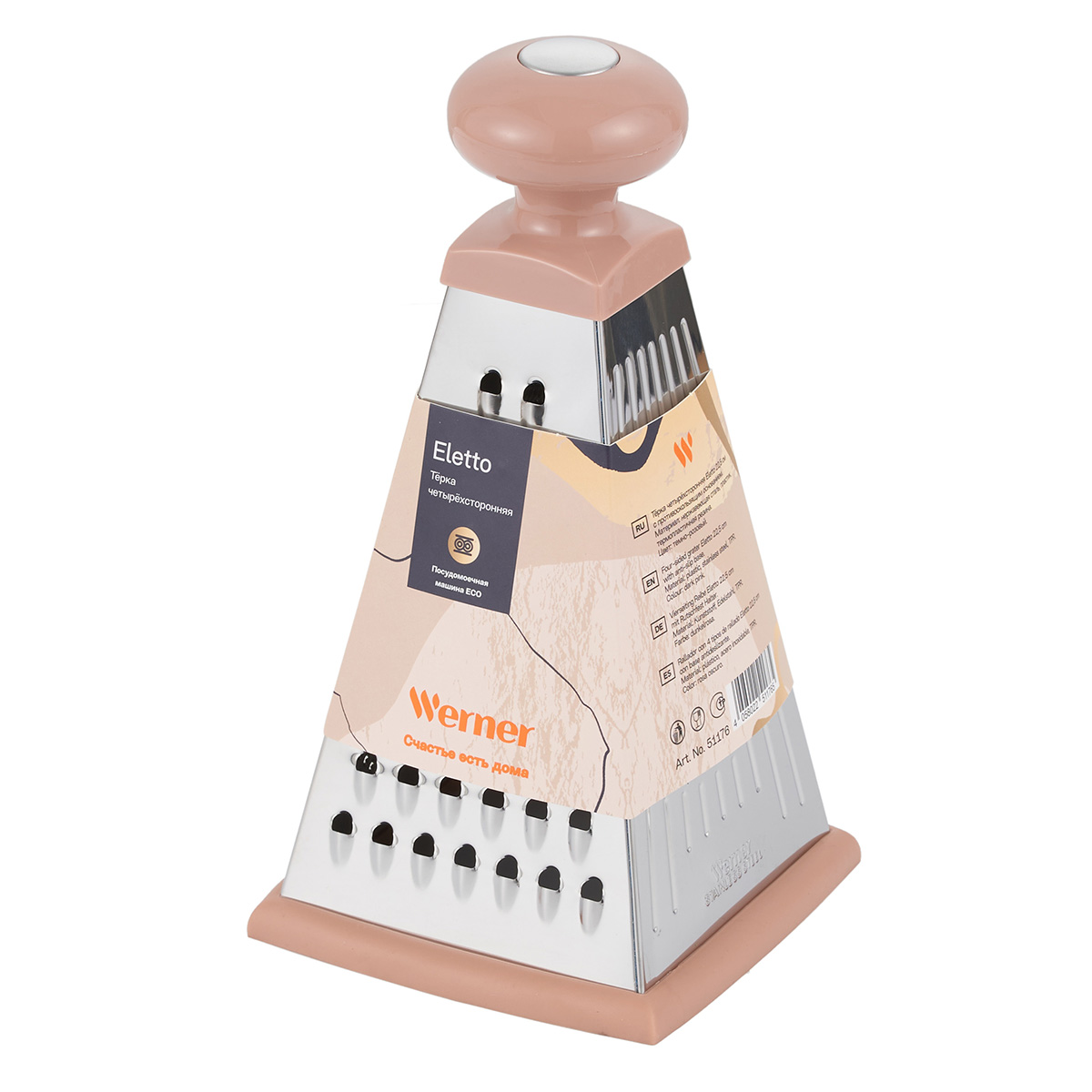 Тёрка четырёхсторонняя Werner Eletto 51176 фото