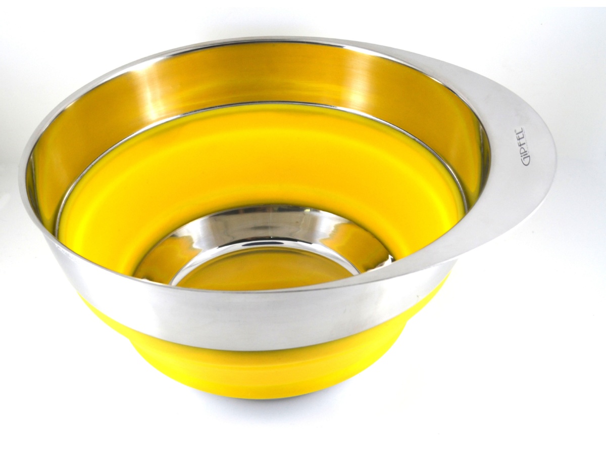 картинка 2606 GIPFEL Миска складная желтая от магазина Gipfel