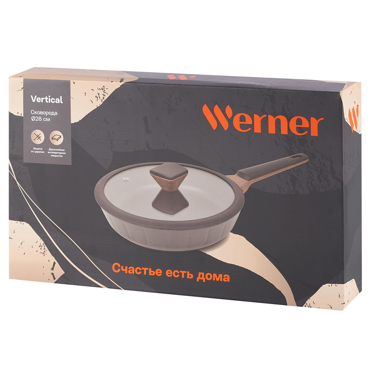 Алюминиевая сковорода Werner Vertical 51911 28 см фото