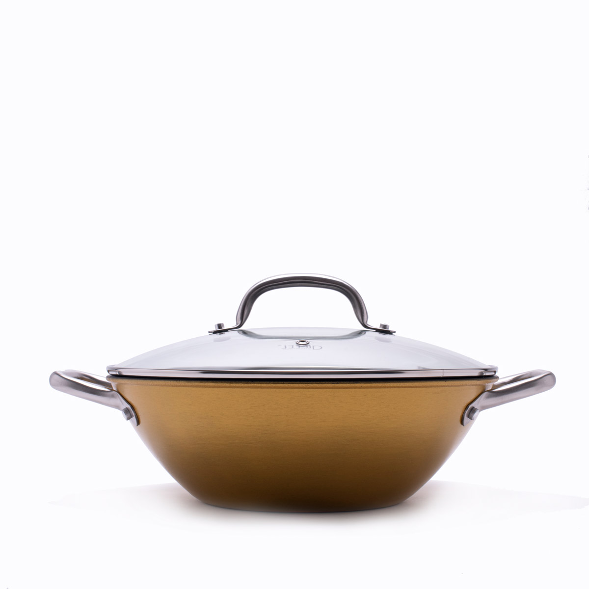 картинка 2146 GIPFEL Кастрюля SELECT ORANGE 28х9,5см/3,6л со стеклянной крышкой, Материал: чугун, внутреннее 2-х слойное антипригарное покрытие Ilag, снаружи: высокотемпературное покрытие, цвет желтый, ручка: нержавеющая сталь SS 201 от магазина Gipfel