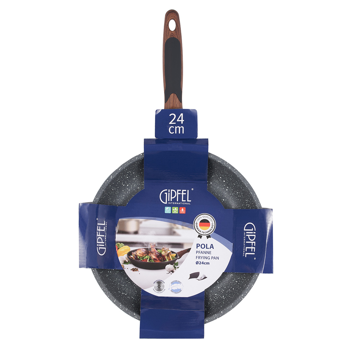 Алюминиевая сковорода Gipfel Pola 2663 24 см фото