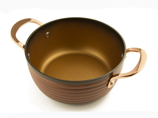 Алюминиевая кастрюля Gipfel Versal Gold 2722 24 см/5 л фото