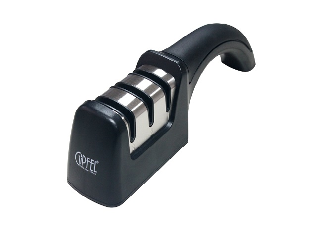 картинка 2909 GIPFEL Точило для ножей CUTTE24,5.х5,3х7,2см Материал: Заточка: керамика, нержавеющая сталь с алмазным напылением. Пластик ABS, TPE от магазина Gipfel