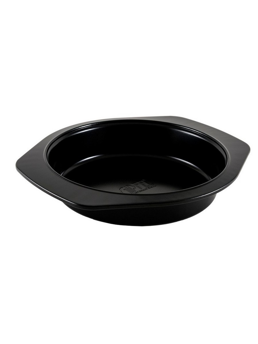 картинка 1865 GIPFEL Форма для выпечки LUNA 29,5x26,5x5,0см круглая с антипригарным покрытием Whitford. Цвет: черный. Материал: Углеродистая сталь от магазина Gipfel