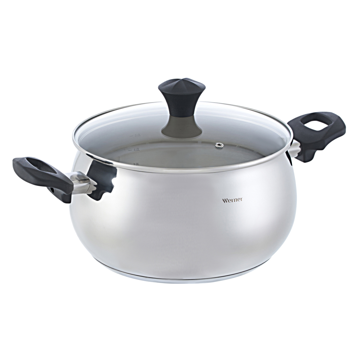 Кастрюля из нержавеющей стали Werner Vescona 52561 6,3 л/24 см фото