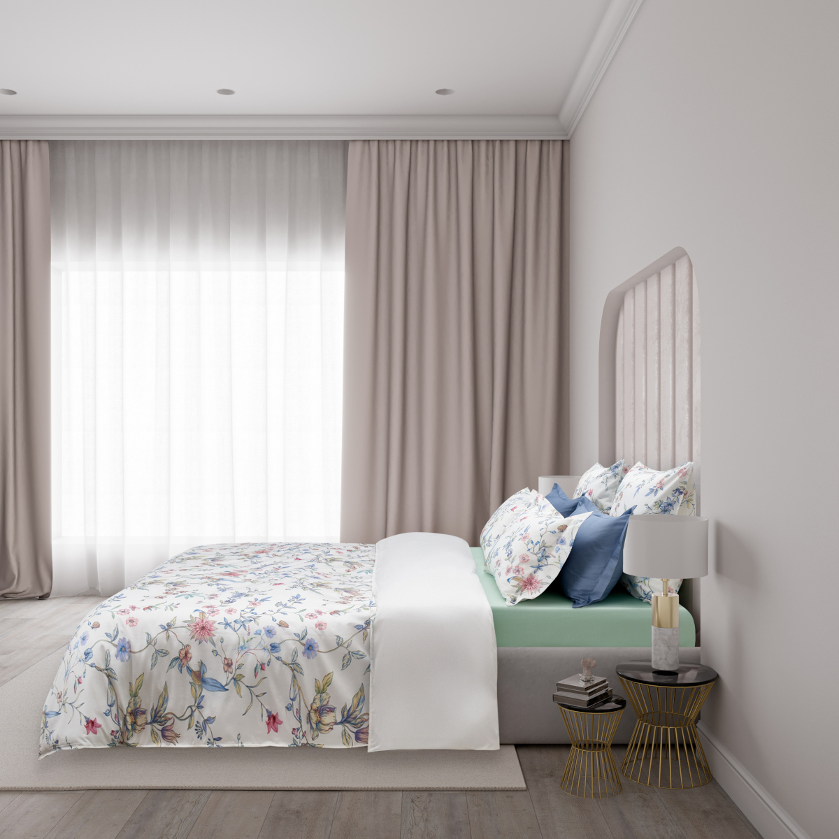 Комплект постельного белья двуспальный кинг сайз Gipfel Felicia 42728 фото