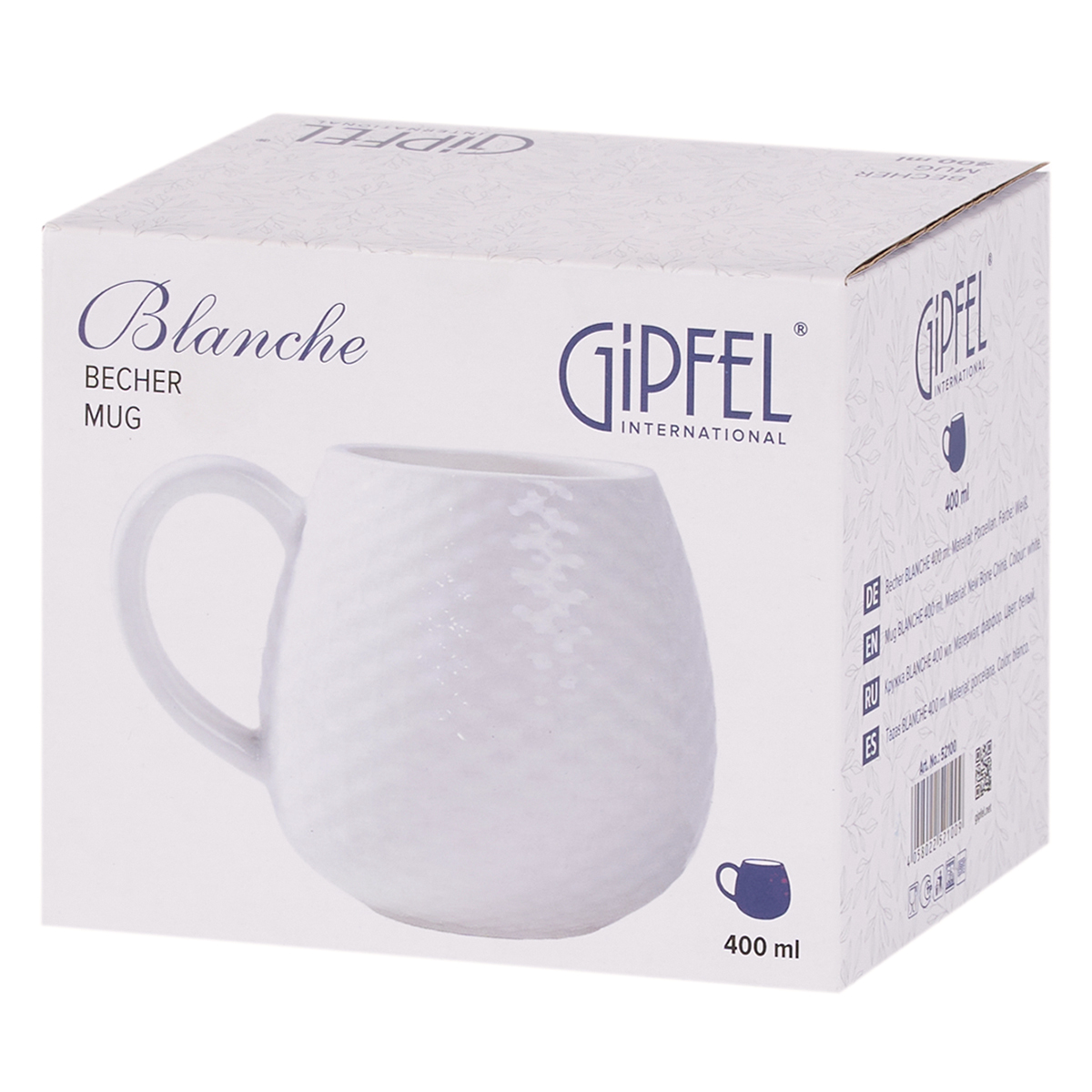 Кружка Gipfel Blanche 52100 400 мл фото