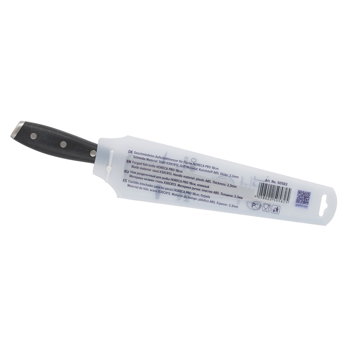 Нож разделочный для рыбы Gipfel Horeca Pro 50582 18 см №4