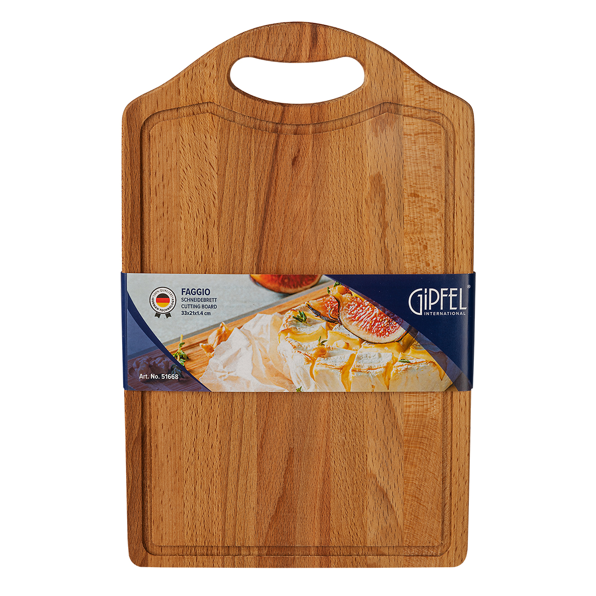 Доска разделочная Gipfel Faggio 51668 33x21x1,4 см фото