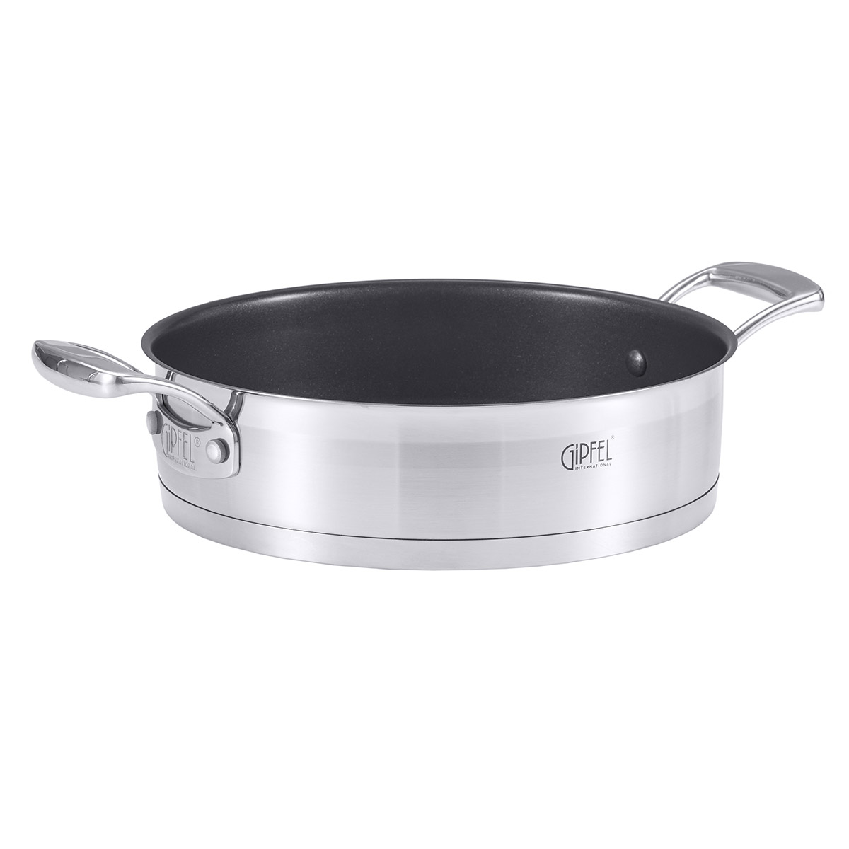 Сотейник из нержавеющей стали Gipfel Prestige 52007 24 см/2,9 л фото