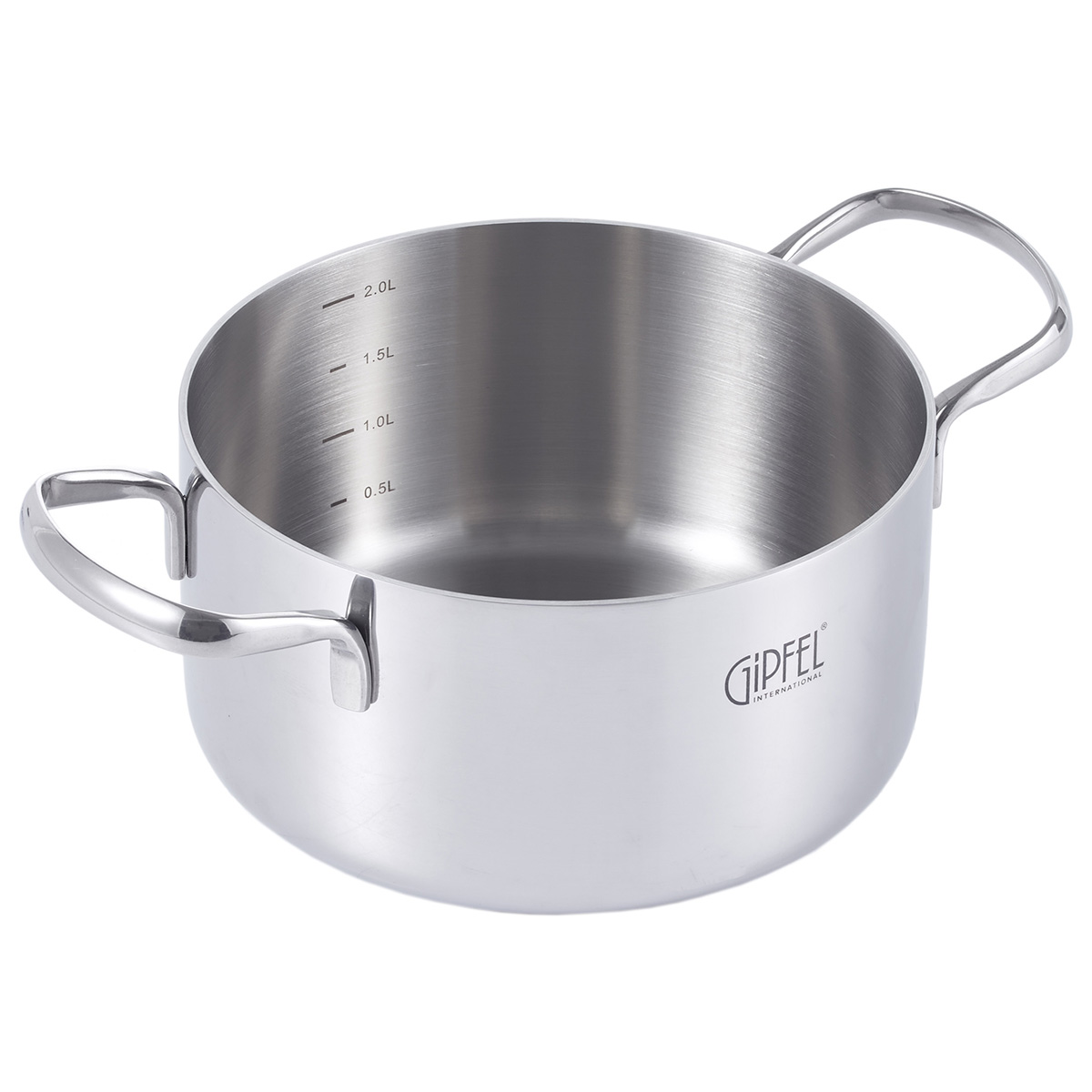 Кастрюля из нержавеющей стали Gipfel Galaxy 51968 18 см/2,2 л фото