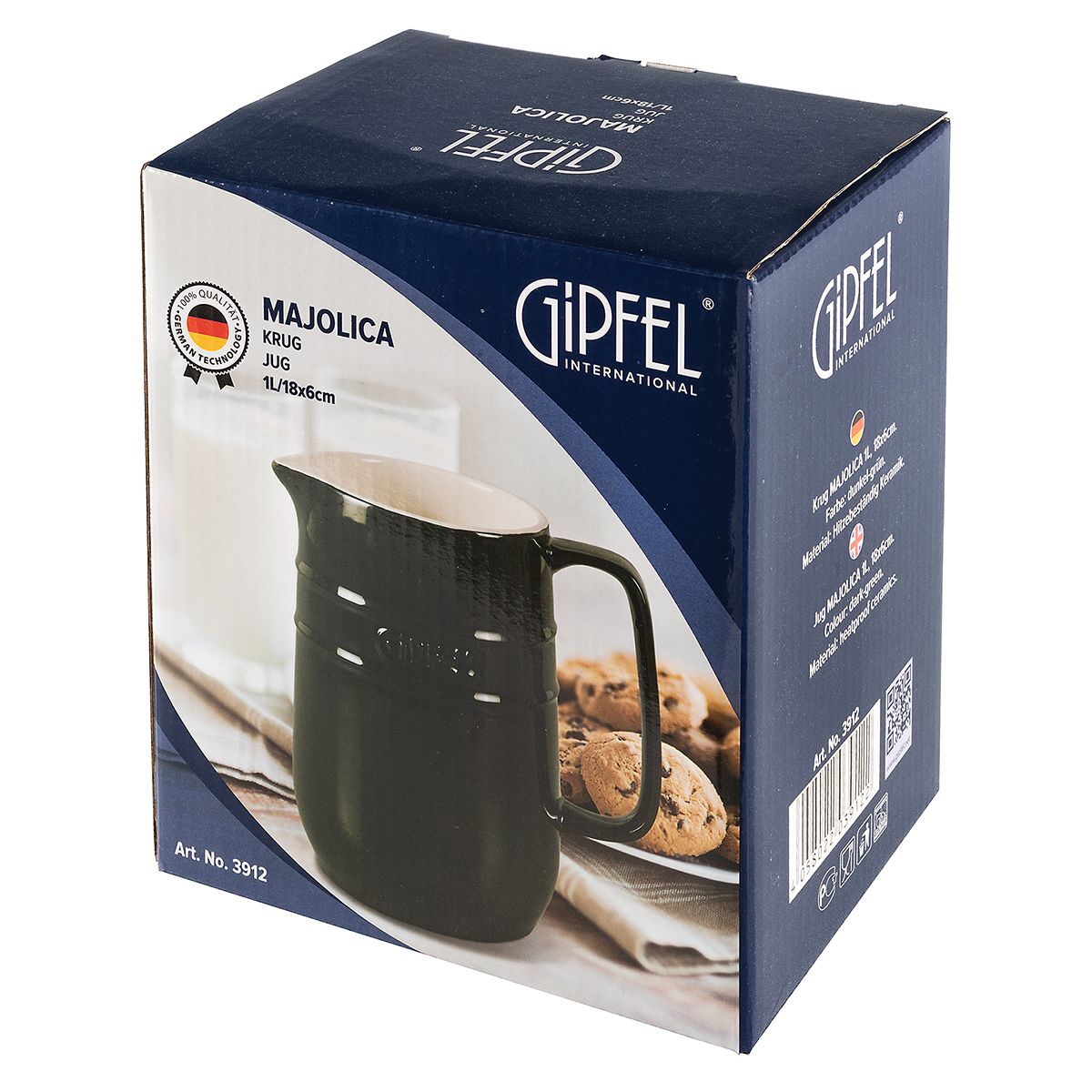 Керамический кувшин Gipfel Majolica 3912 1 л фото