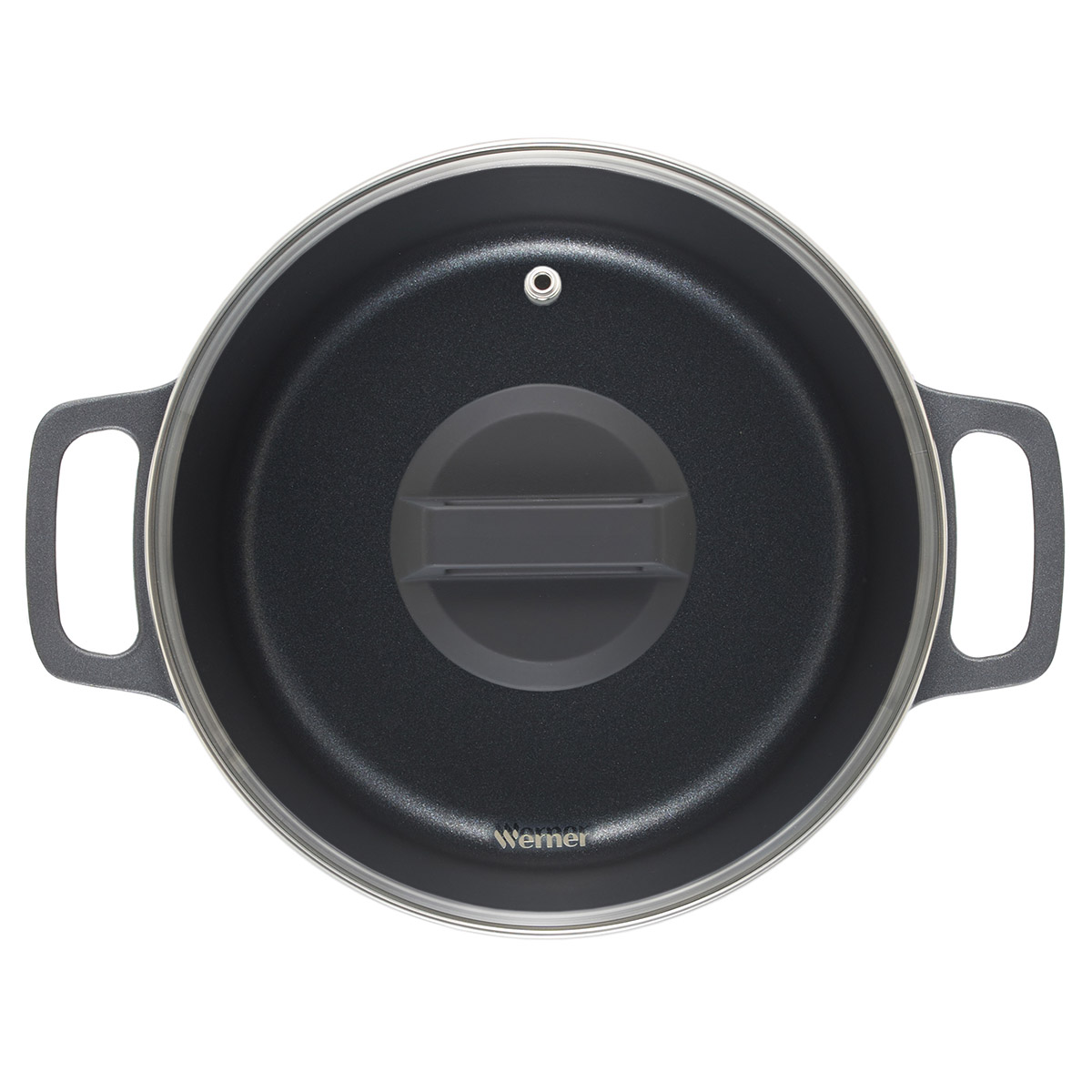 Алюминиевая кастрюля Werner Nero 52086 20 см/2,5 л фото