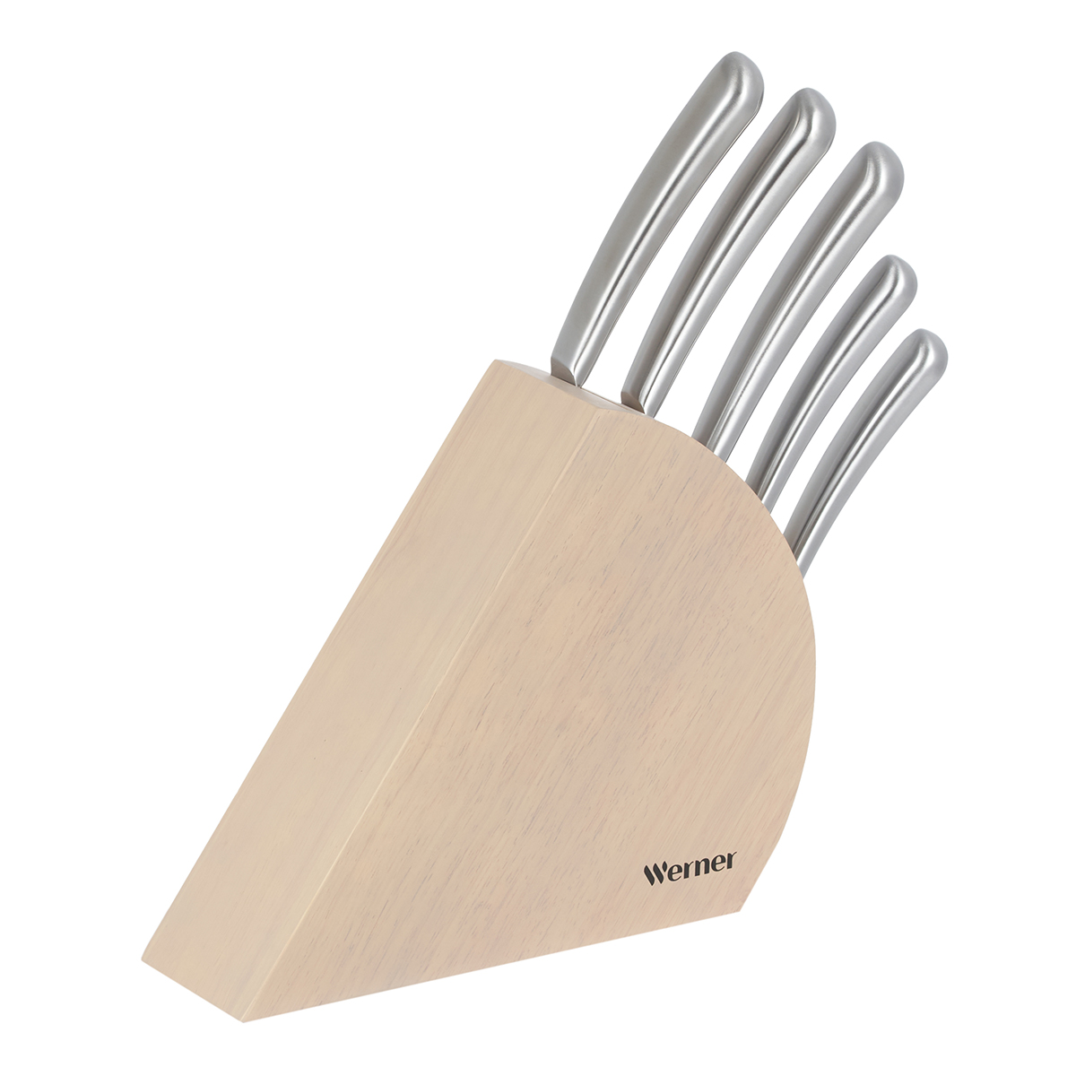 Набор ножей Werner Organic на подставке 51950 5 предметов фото