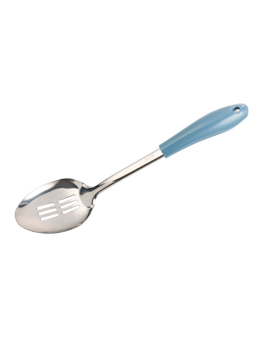 картинка 6418 GIPFEL Ложка с прорезями CENTURION Светло-голубой цвет ручки от магазина Gipfel