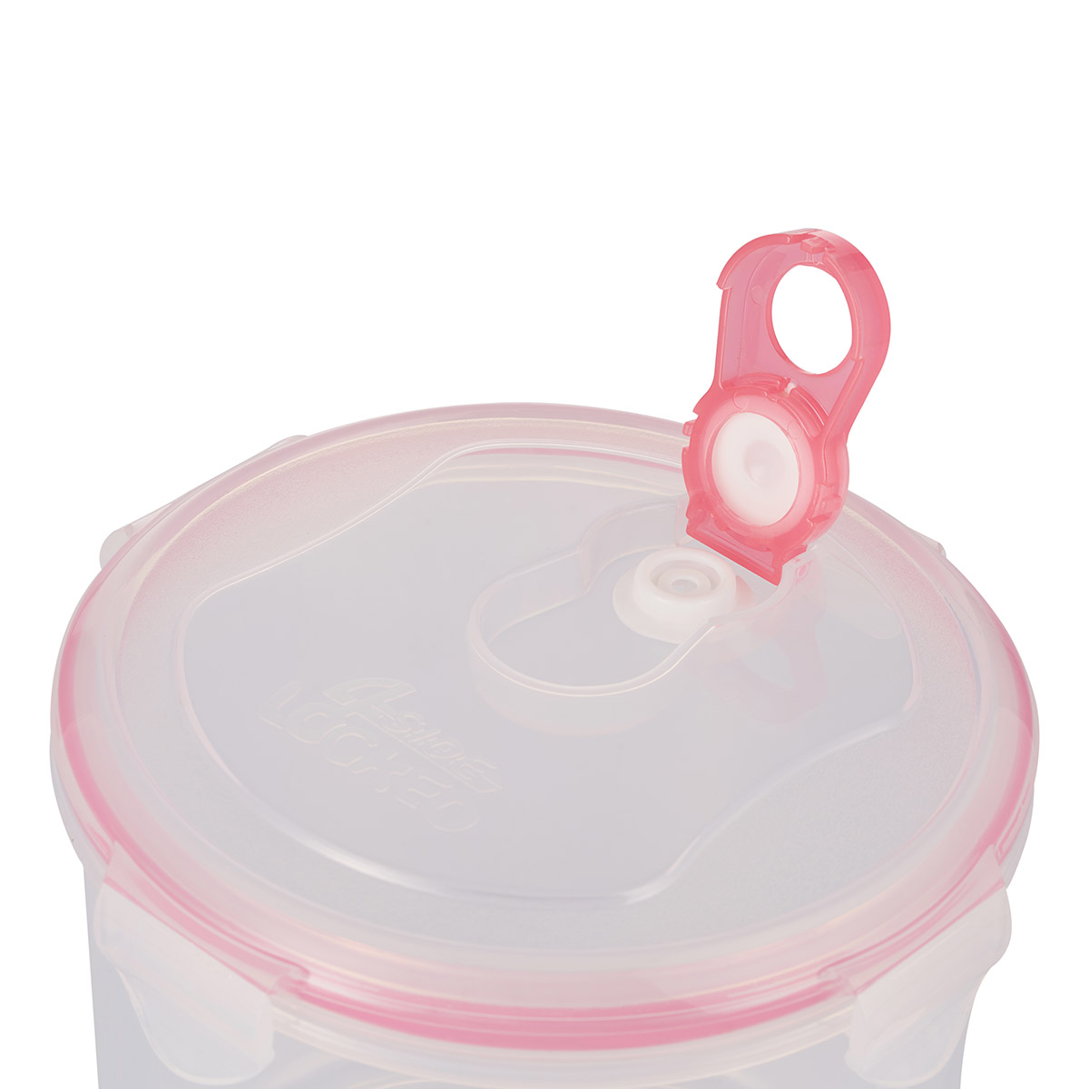 картинка 4279-S STAHLBERG Контейнер вакуумный пластиковый 2л розовый от магазина Gipfel